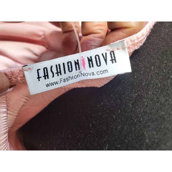 Fashion Nova Women Pink Polyester Sleeveless Angel in Disguise Top Mauve Size S - Picture 10 of 12